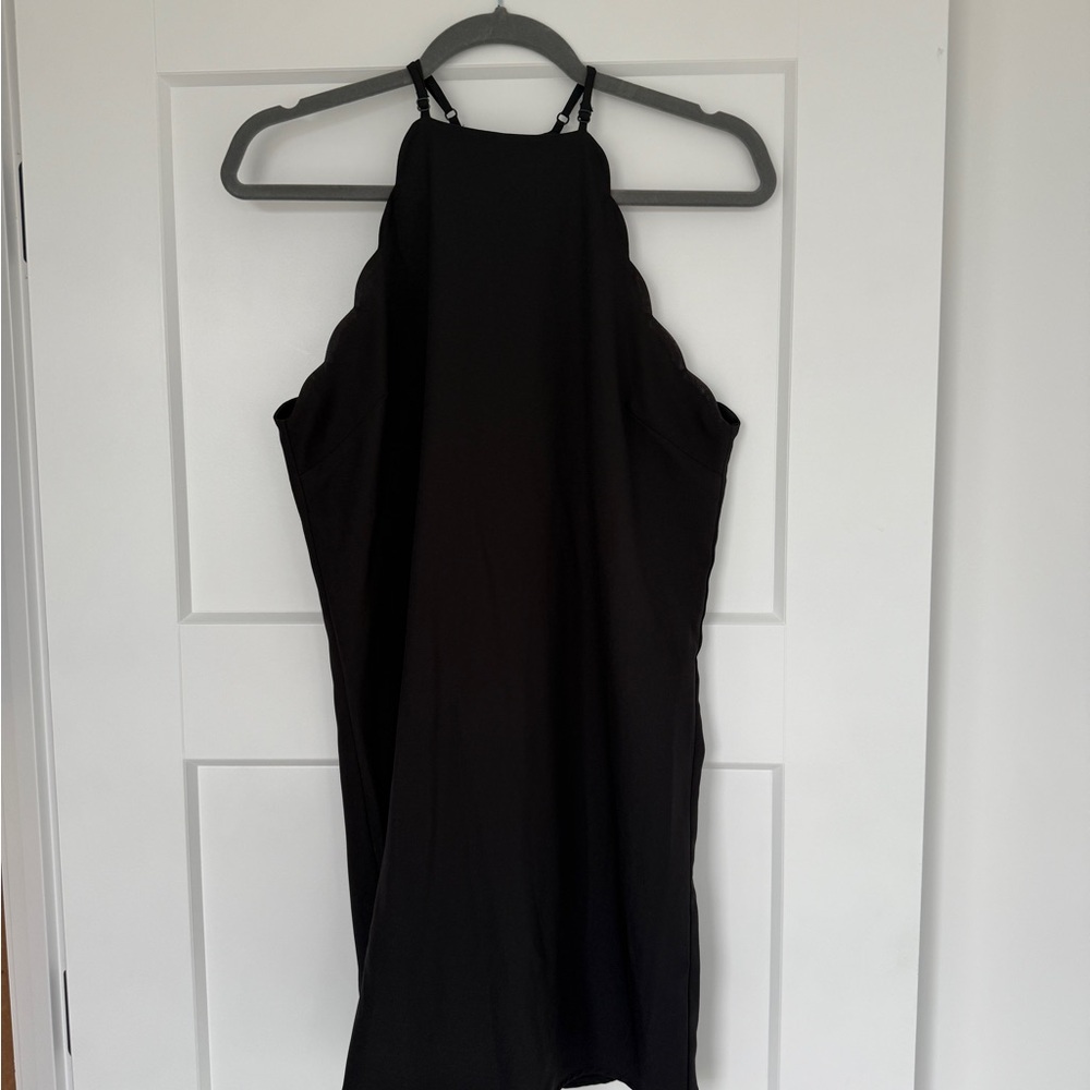 Lulu's Chic Black Backless Dress